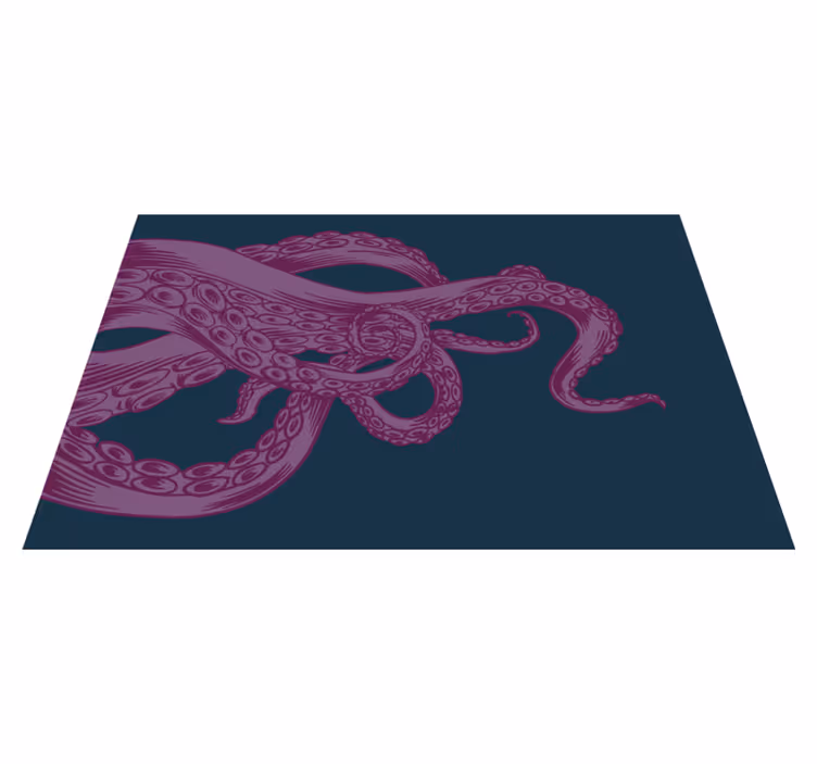 Tischsets originell mit oktopus tentakel muster - TenStickers
