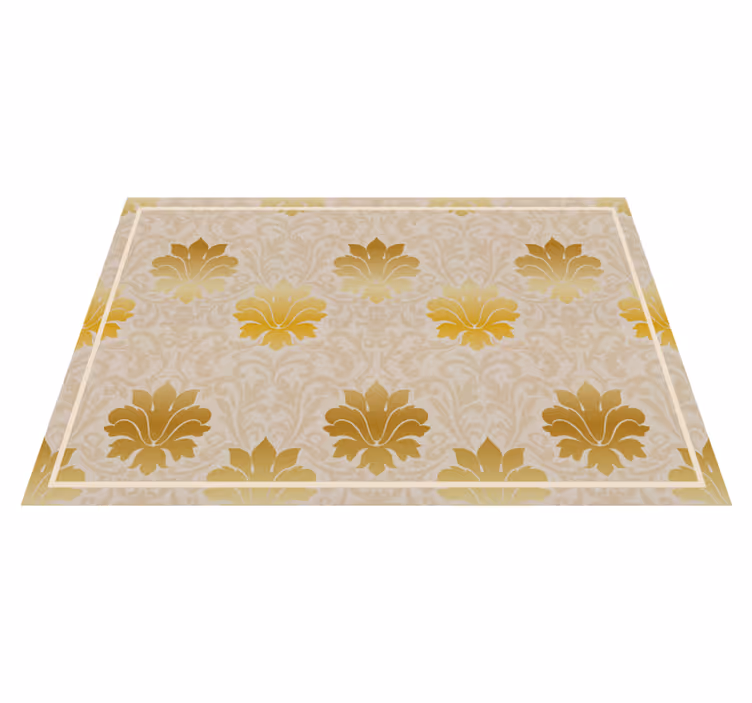 Tischset textur mit elegantem blumenmuster - TenStickers
