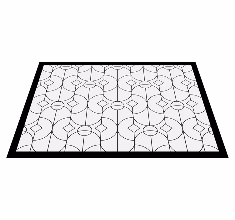 Tischset modern im geometrischen musterdesign - TenStickers