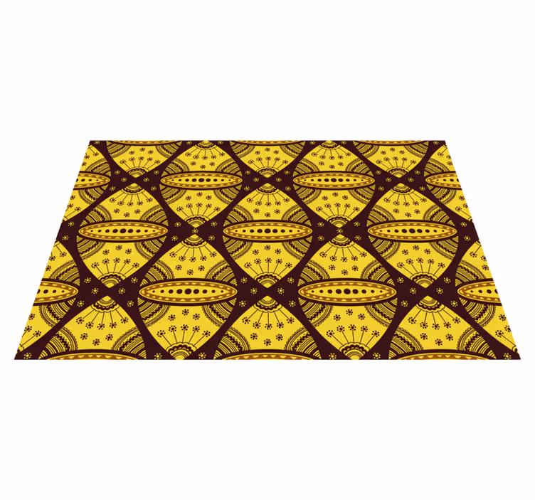 Tischset textur mit komplexem geometrischen muster - TenStickers