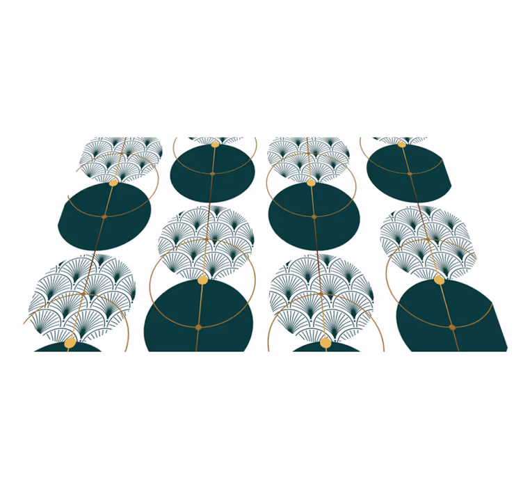 Tischset elegant im eleganten geometrischen design - TenStickers