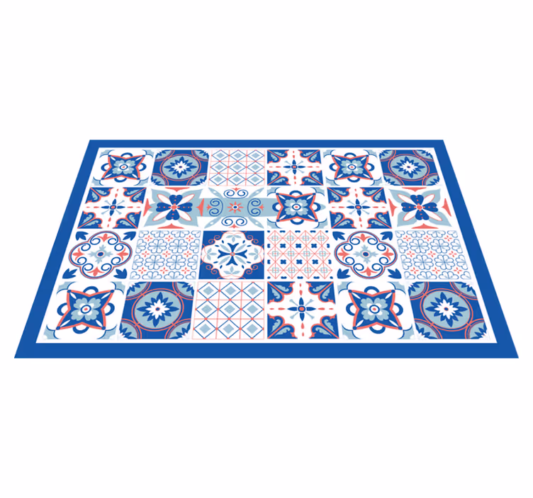 Tischset textur mit filigranem fliesenmuster - TenStickers