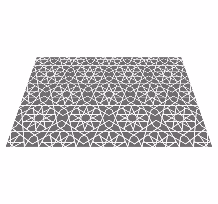 Tischset textur mit geometrischem rechteckmuster - TenStickers