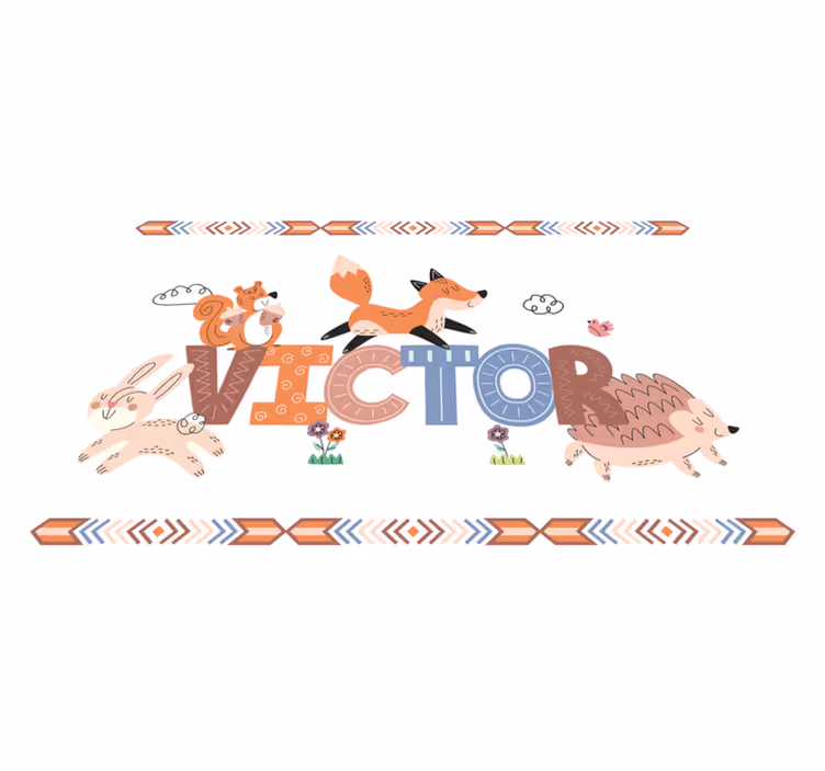 Tischset kinder tierfreunde versammlung - TenStickers