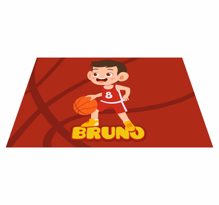 Tischset kinder fröhlicher basketballspieler - TenStickers