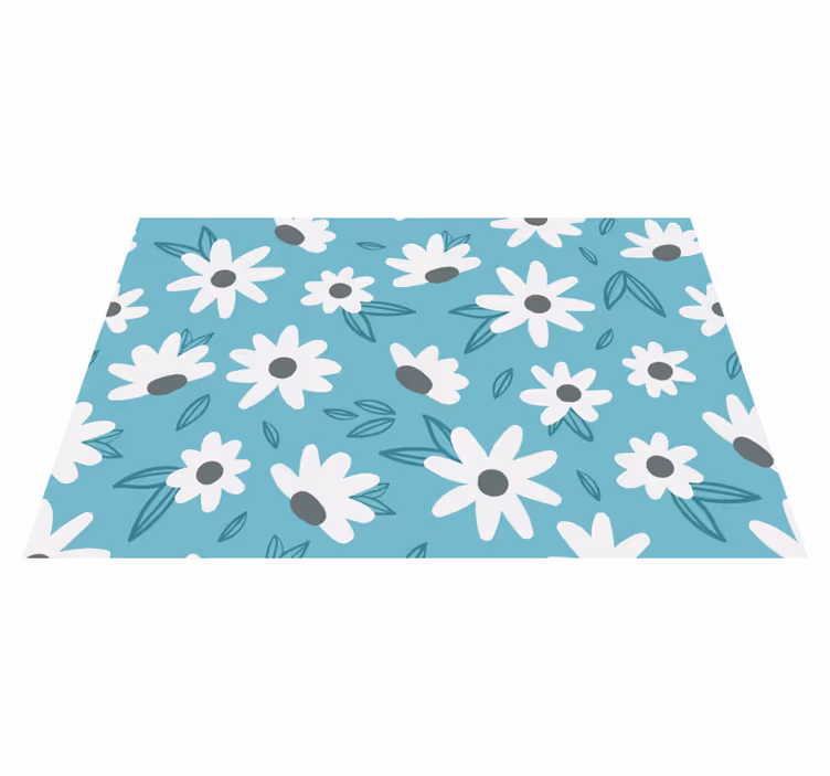 Tischsets originell mit floralem druck - TenStickers