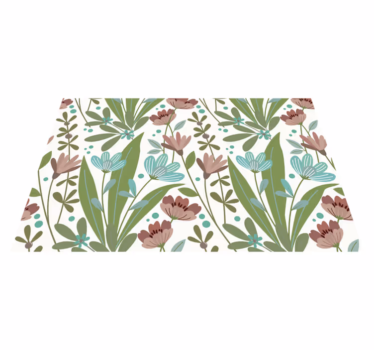 Tischsets originell mit botanischem blattdruck - TenStickers