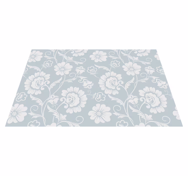 Tischset textur mit floralem motiv arrangement - TenStickers