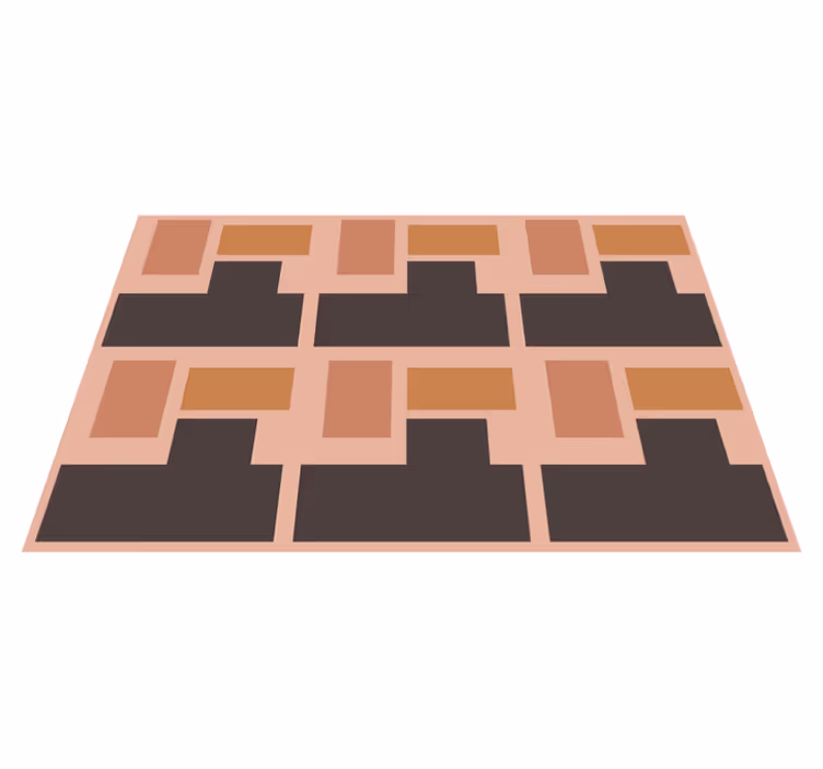 Tischset modern abstrakte geometrische anordnung - TenStickers