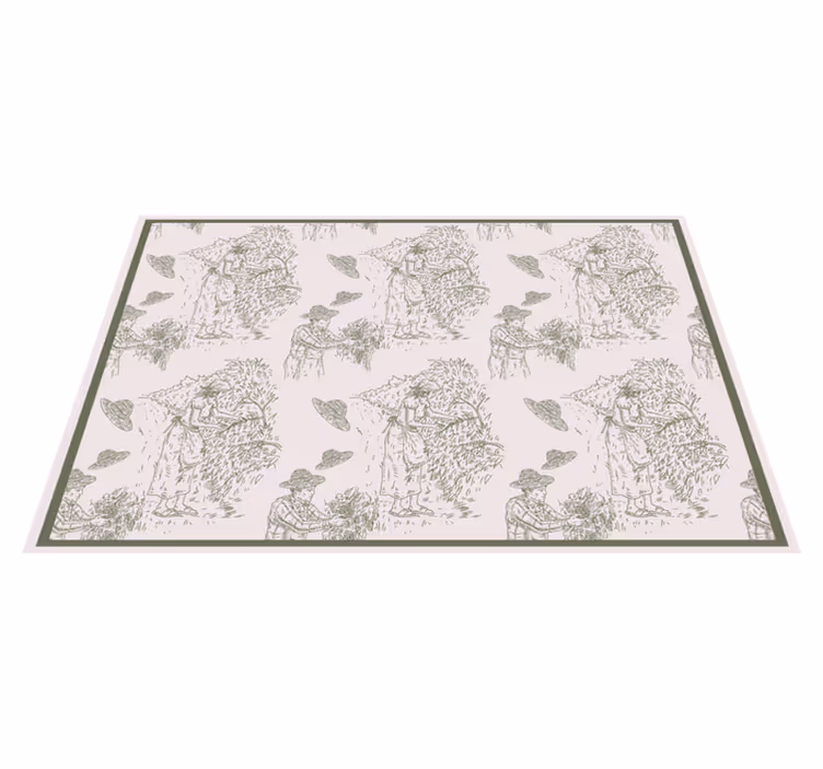 Tischsets originell ernteszene der natur - TenStickers