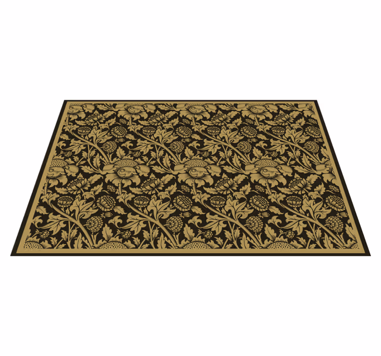 Tischset elegant botanische eleganz - TenStickers