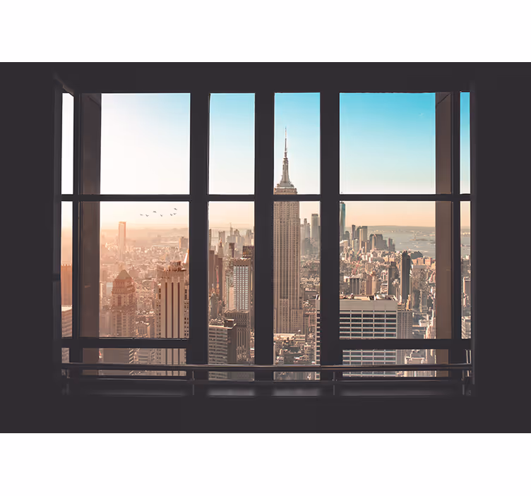 Fototapete New York urbaner panoramablick - TenStickers