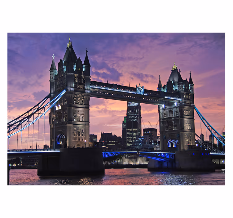 Fototapete London london bridge dämmerung - TenStickers