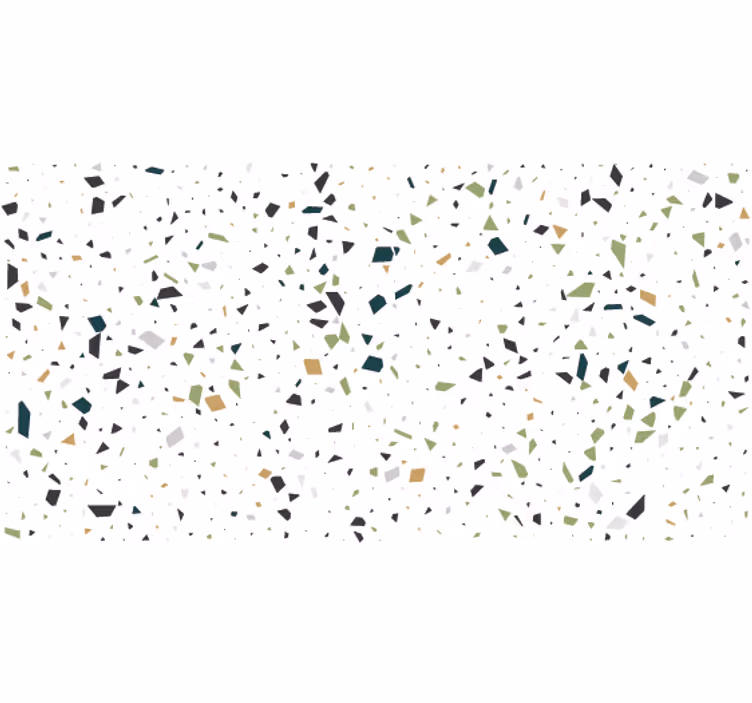 Fototapete badezimmer mit geometrischem muster - TenStickers