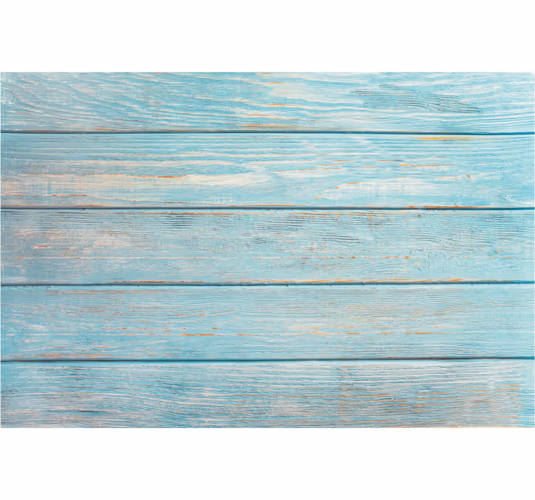 Fototapete badezimmer muster blaue holzoptik - TenStickers