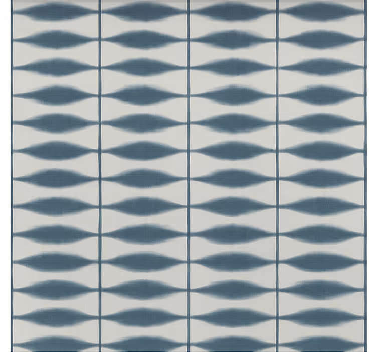 Fototapete badezimmer shibori denim design - TenStickers