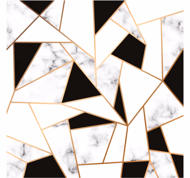 Fototapete küche elegante schwarzweiß-textur - TenStickers
