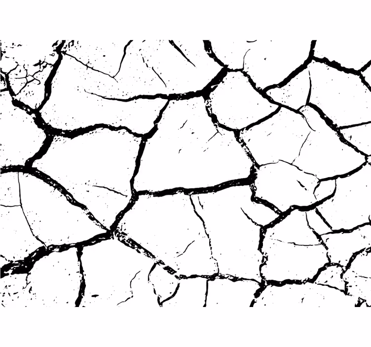 Fototapete weiß abgenutzter beton - TenStickers