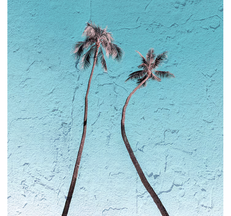 Fototapete blau florida landschaft mit palmen - TenStickers
