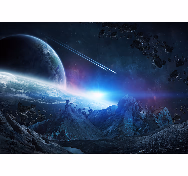 Fototapete flur universum science-fiction konzept - TenStickers