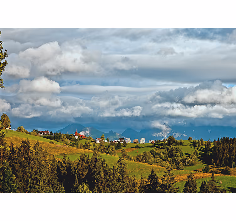 Fototapete flur tatry landschaft - TenStickers