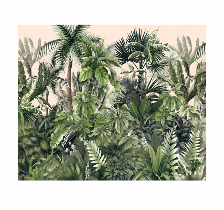Fototapete natur dichter tropischer dschungel - TenStickers