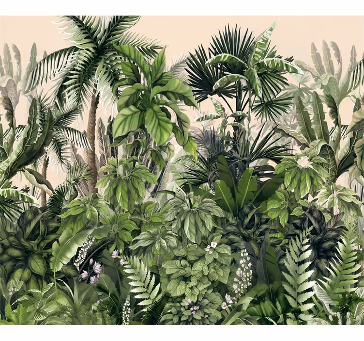 Fototapete natur dichte tropische dschungel - TenStickers