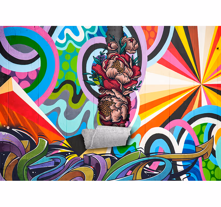 Graffiti Urban Art Fototapete - TenStickers