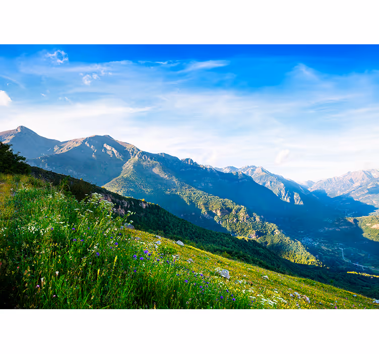 Fototapete Landschaft gelassenheit in den bergen - TenStickers