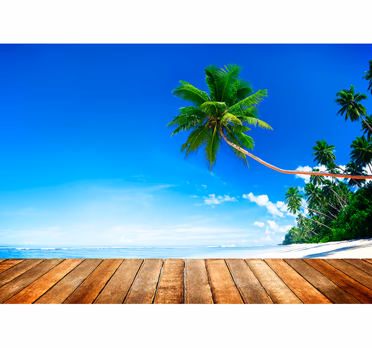 Fototapete Landschaft tropischer strand - TenStickers