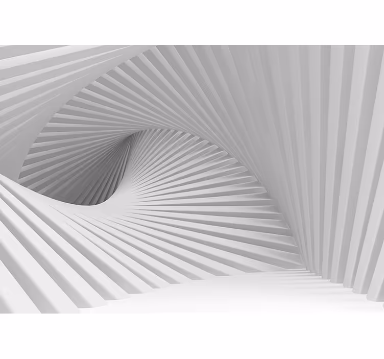 Wohnzimmer Fototapete 3D Wellen Design - TenStickers