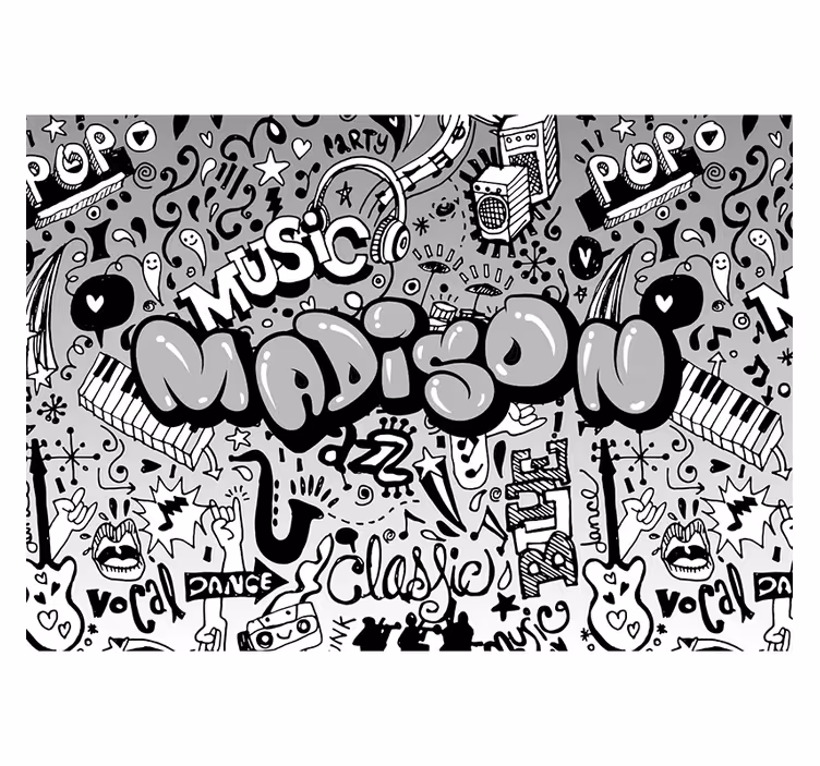 Fototapete musik im musikdesign - TenStickers