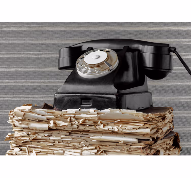 Fototapete fahrzeuge vintage telefon klassiker - TenStickers