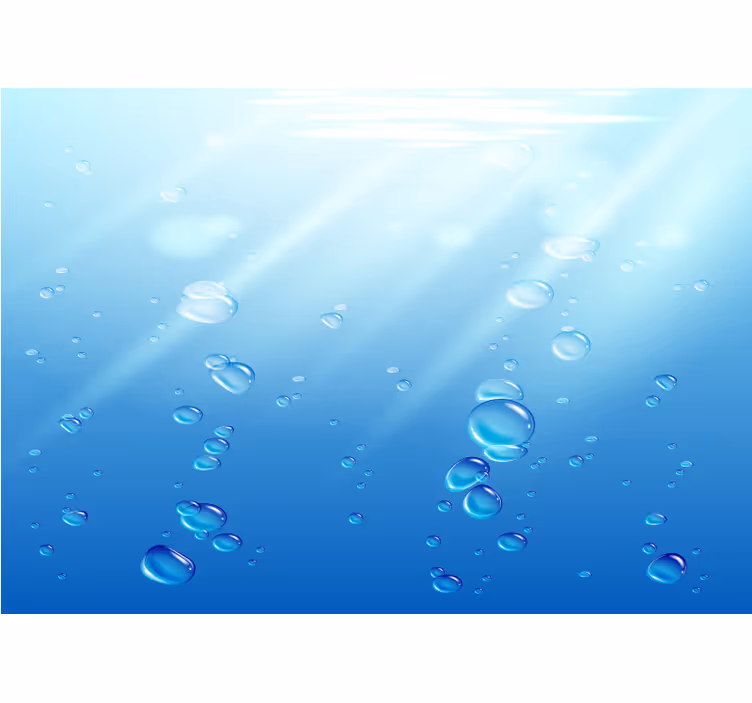 Fototapete Badezimmer Fototapete bad effekt von unter Wasser zu s - TenStickers