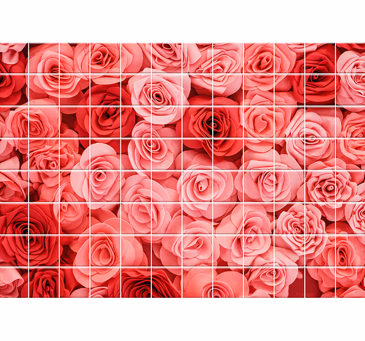 Fototapete Blumen rosenstrauß-ausstellung - TenStickers