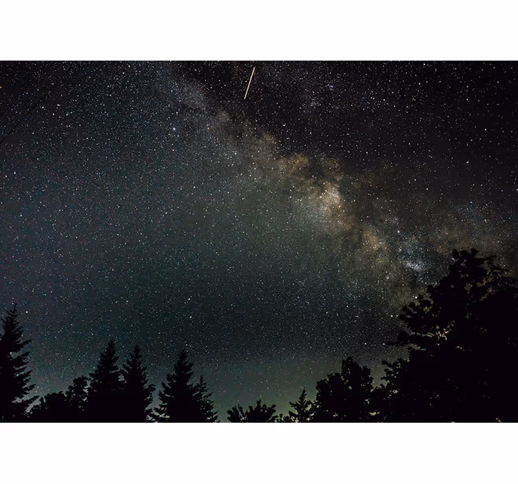 Fototapete Weltraum himmlische nachtlandschaft - TenStickers