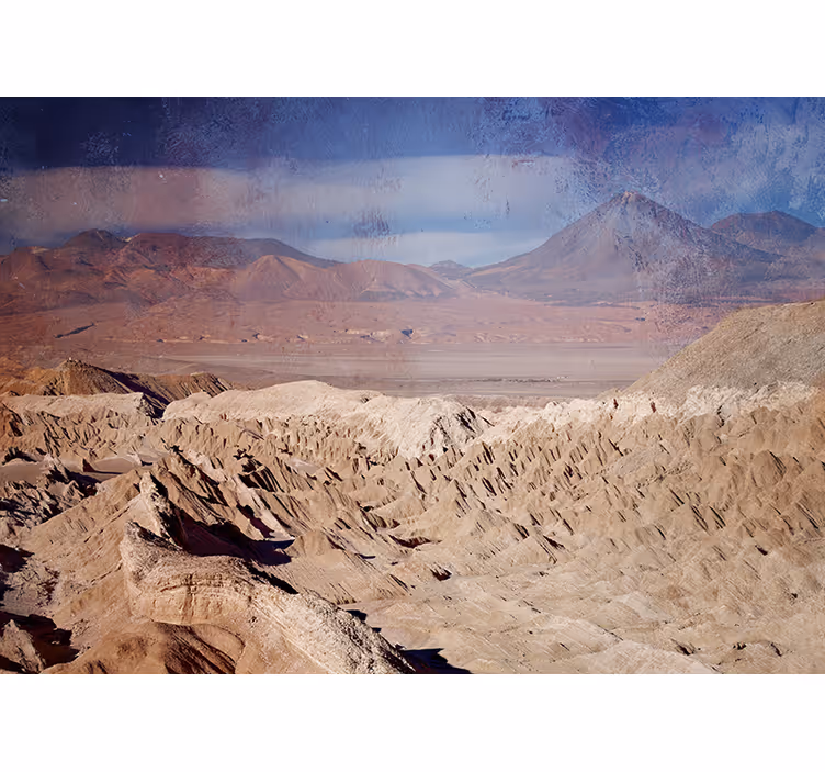 Fototapete Landschaft wüstenberglandschaft - TenStickers