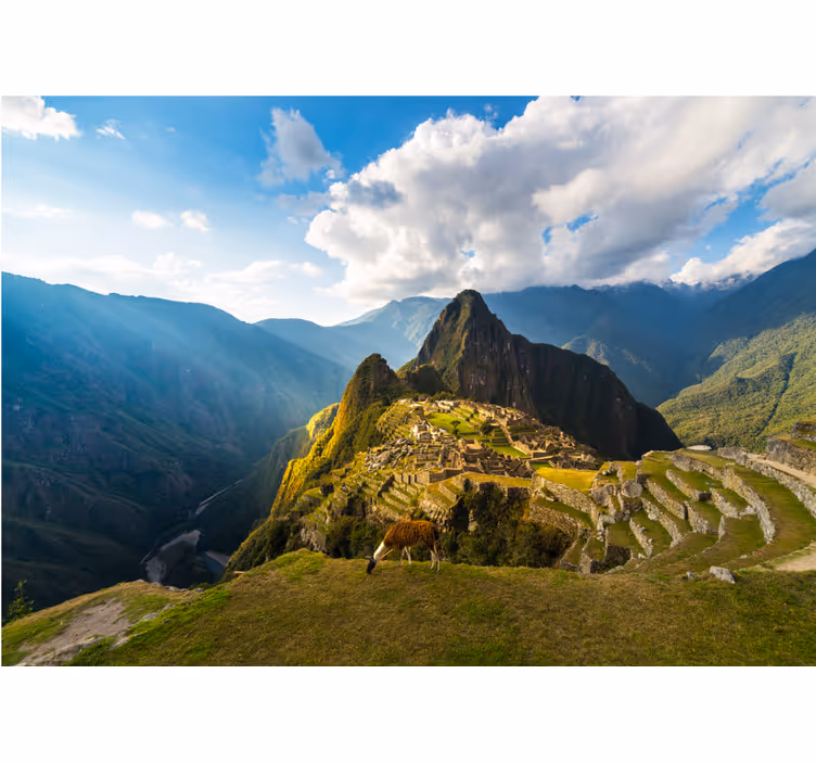 Fototapete landschaft machu picchu panorama - TenStickers