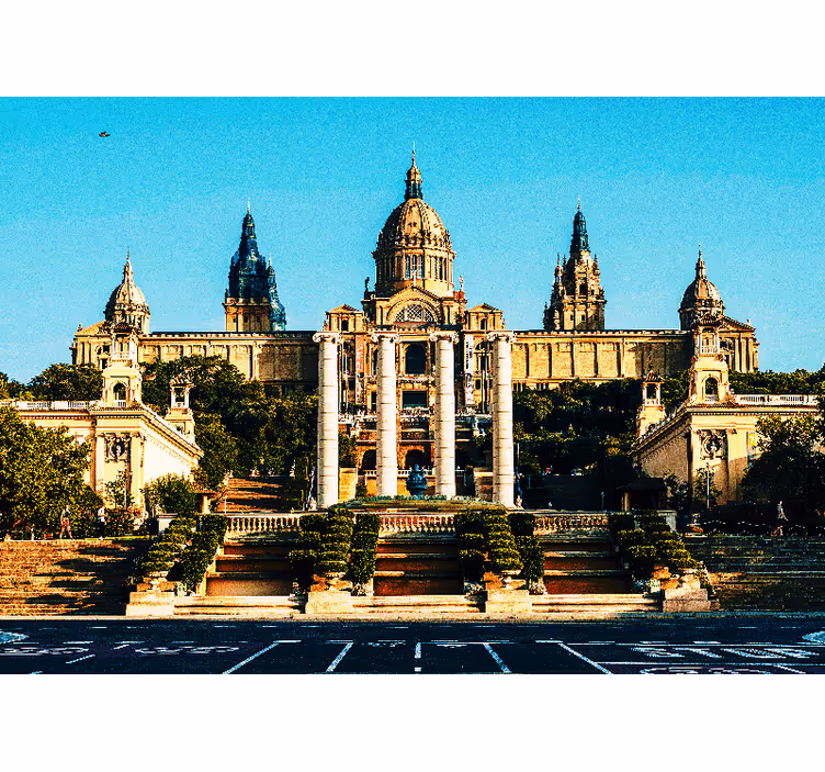 Fototapete Barcelona nationales katalanisches museum - TenStickers
