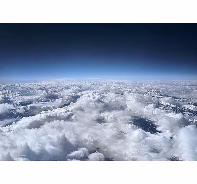 Fototapete Himmel bewölkter horizontblick - TenStickers