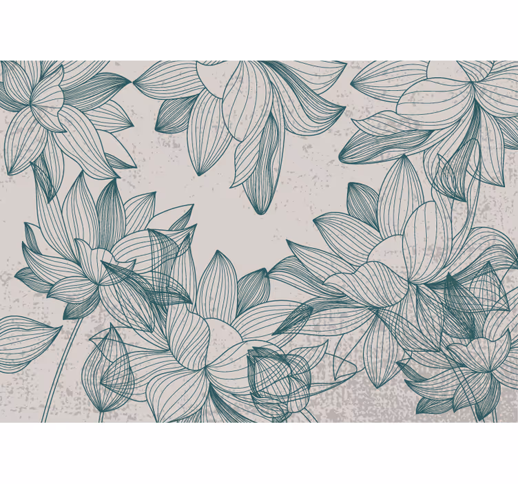 Fototapete Magnolien elegantes blumendesign - TenStickers