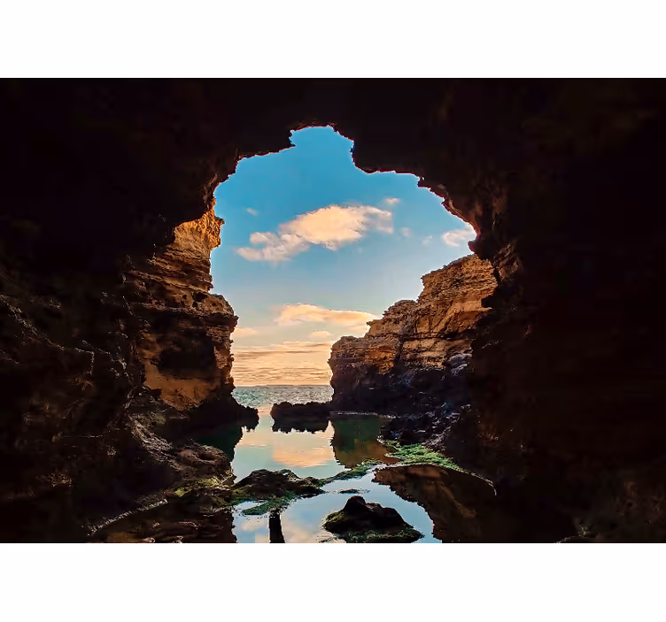 Fototapete Natur Verlasse eine höhle - TenStickers