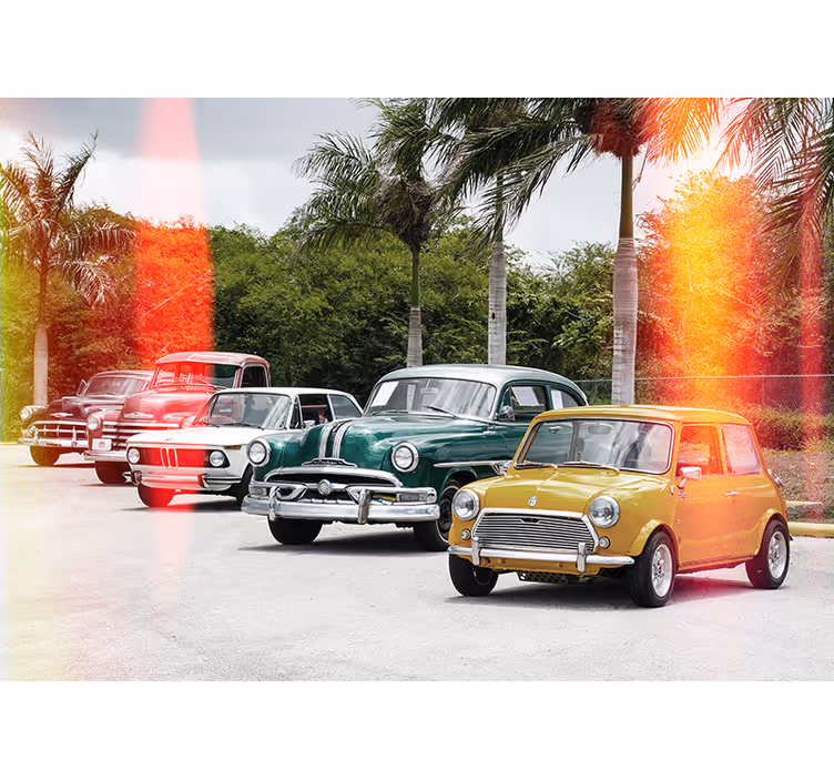 Fototapete Auto Klassische sammlung von - TenStickers