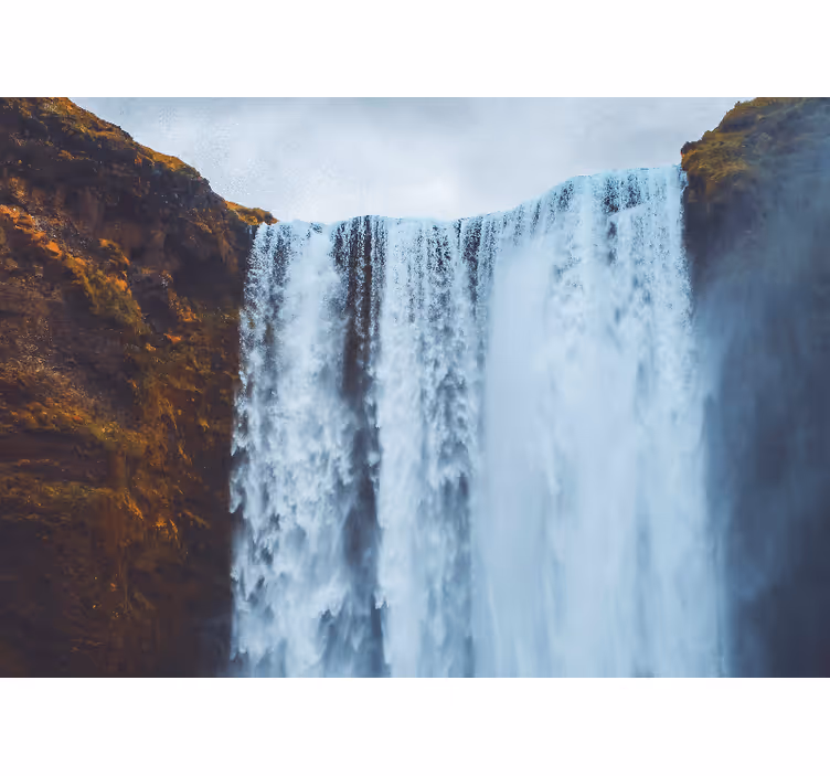 Fototapete wasserfall majestätischer wasserfluss - TenStickers