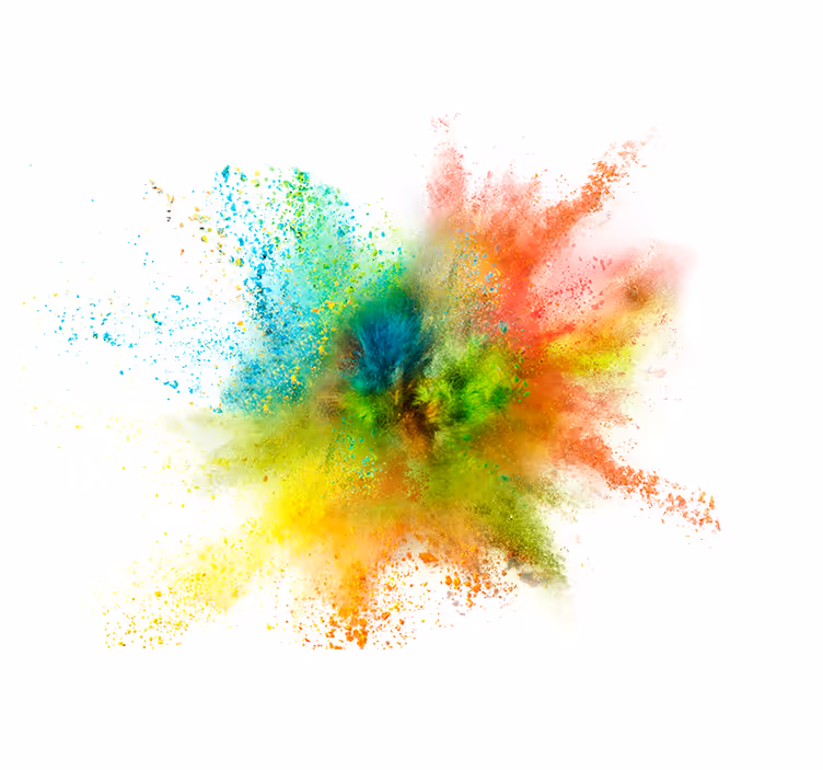 Fototapete abstrakt bunte spritz-effekte - TenStickers