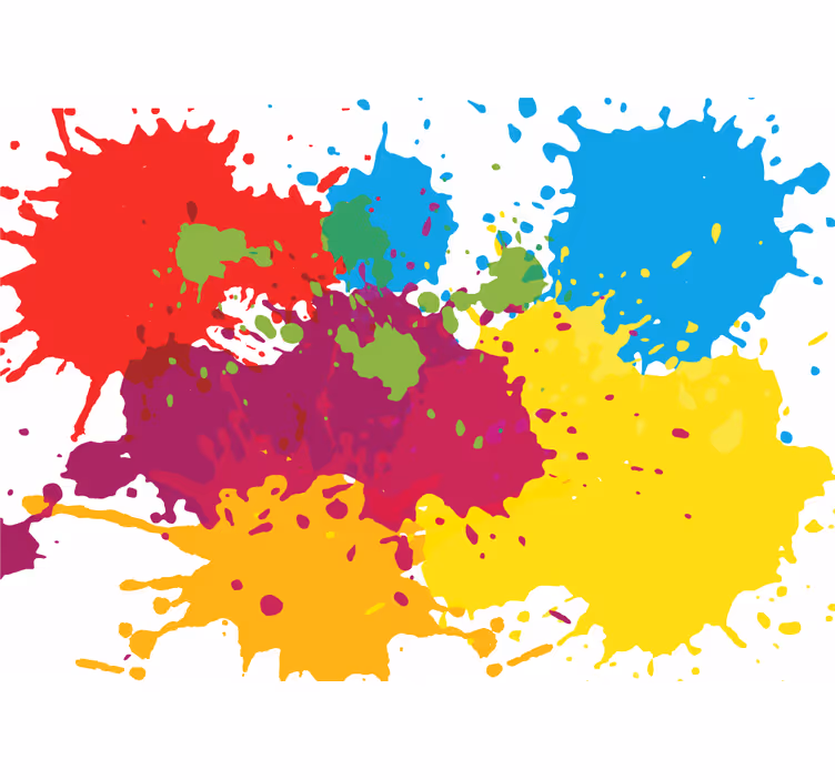 Fototapete graffiti bunte spritzmuster - TenStickers
