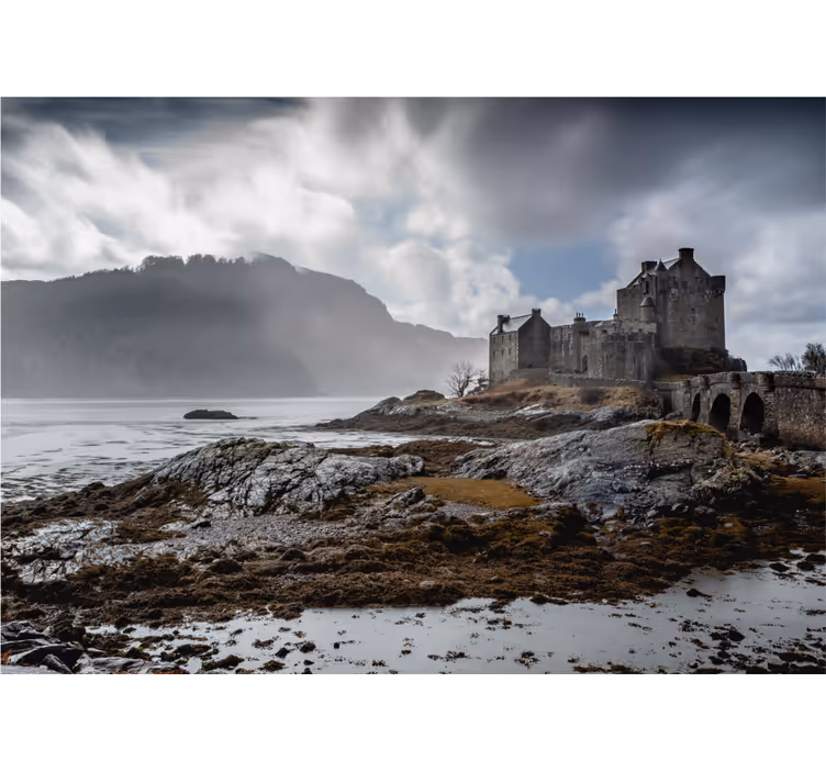 Fototapete städte scottish castle landschaft - TenStickers