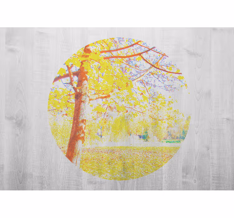 Fototapete natur herbstbaum szene - TenStickers