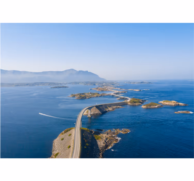 Fototapete Die atlantikstraße norwegen - TenStickers