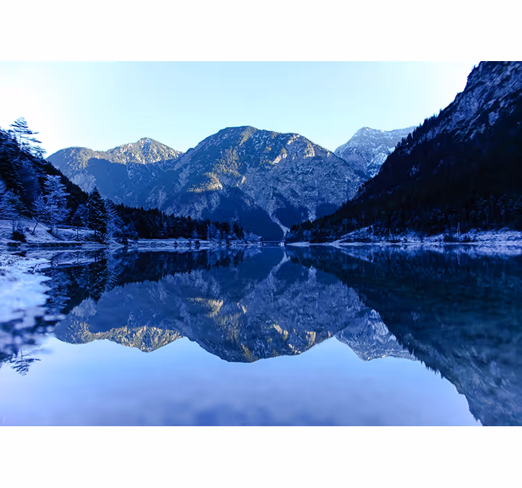 Fototapete landschaft bergreflexion - TenStickers